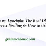 Linchpin vs. Lynchpin